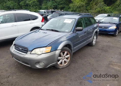 2006 Subaru Legacy 2.5I из США, поврежденный, VIN 4S4BP61C667343357